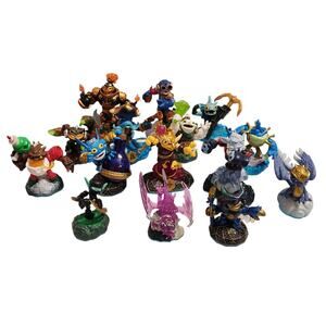 Lot of 15 Skylanders Swap Force Interchangeable Figures Characters